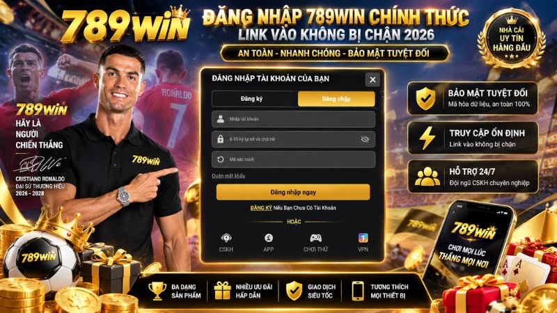 Minh họa hướng dẫn đăng nhập 789WIN